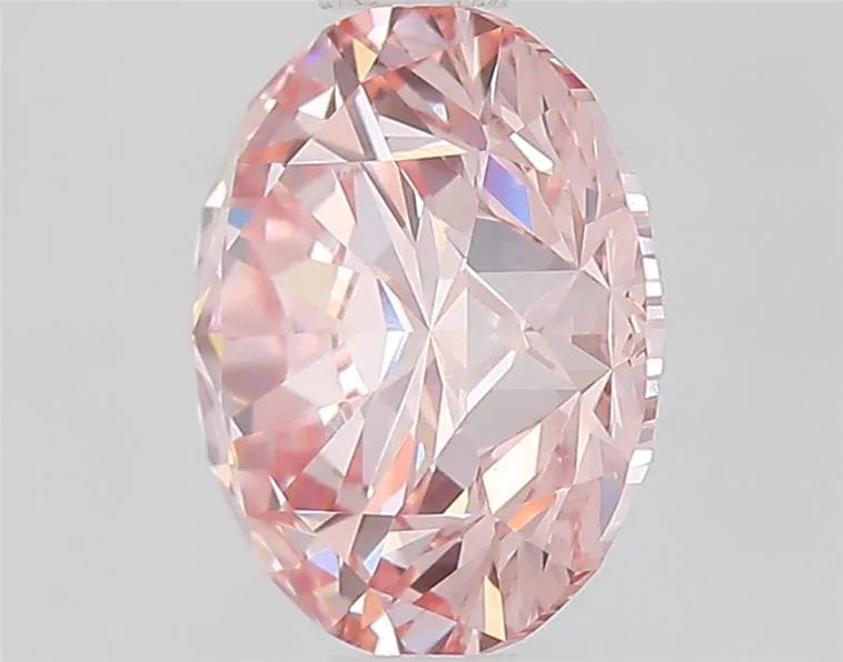1.75ct Round Lab Grown Diamond (Colour Fancy Pink, Clarity VVS1, Cut ID, IGI Certified)