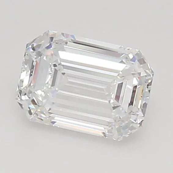 1.76ct Emerald Lab Grown Diamond (Colour D, Clarity IF, Cut EX, IGI Certified)