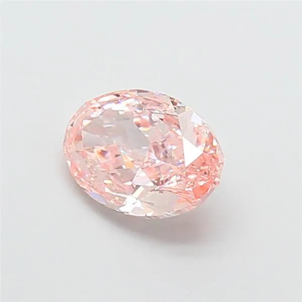 1.76ct Oval Lab Grown Diamond (Colour Fancy Vivid Pink, Clarity VS2, IGI Certified)