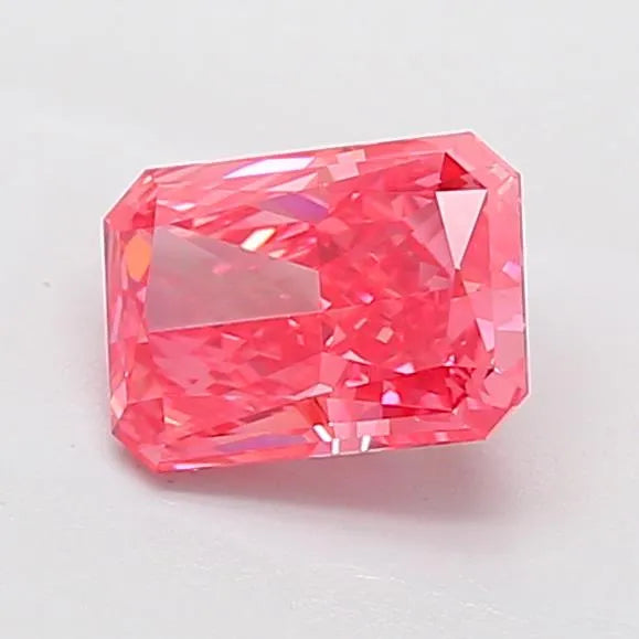 1.76ct Radiant Lab Grown Diamond (Colour Fancy Vivid Pink, Clarity VS1, IGI Certified)