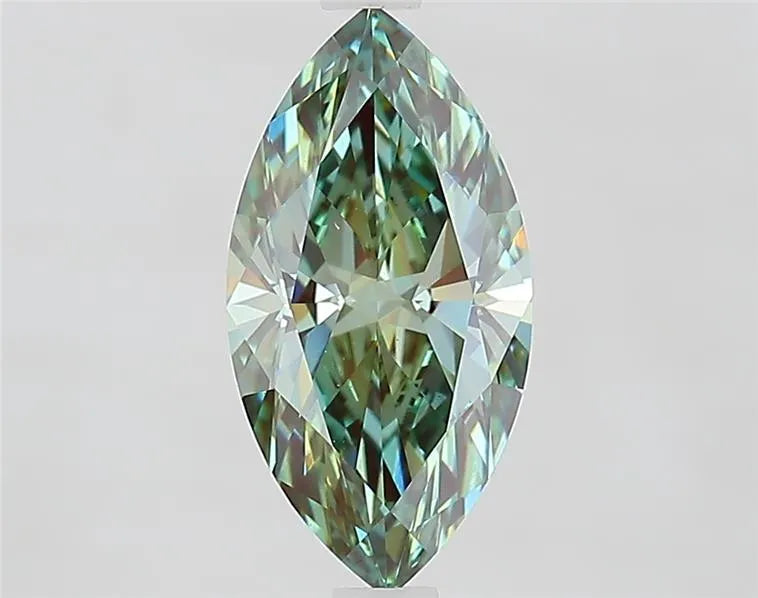 1.77ct Marquise Lab Grown Diamond (Colour Fancy Intense Green, Clarity VVS2, IGI Certified)