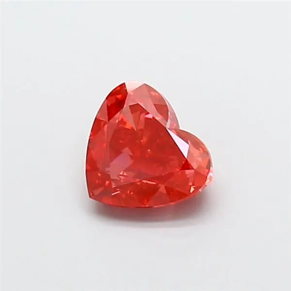 1.78ct Heart Lab Grown Diamond (Colour Fancy Vivid Red, Clarity SI1, IGI Certified)