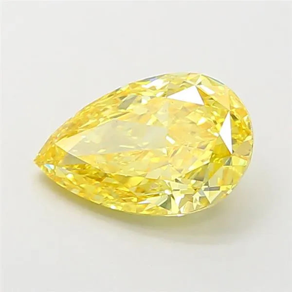 1.78ct Pear Lab Grown Diamond (Colour Fancy Vivid Yellow, Clarity VS1, IGI Certified)