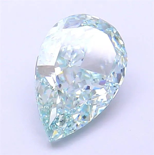 1.79ct Pear Lab Grown Diamond (Colour Fancy Greenish Blue, Clarity VVS2, IGI Certified)