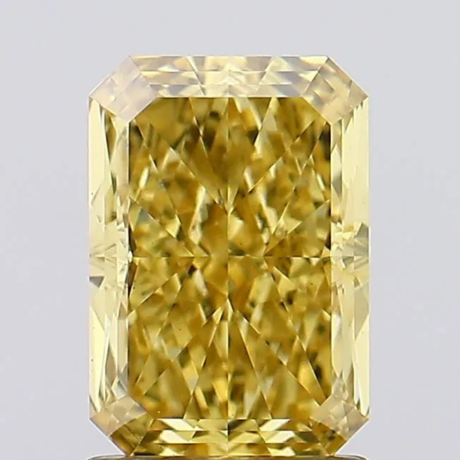 1.79ct Radiant Lab Grown Diamond (Colour Fancy Vivid Yellow, Clarity VS1, IGI Certified)