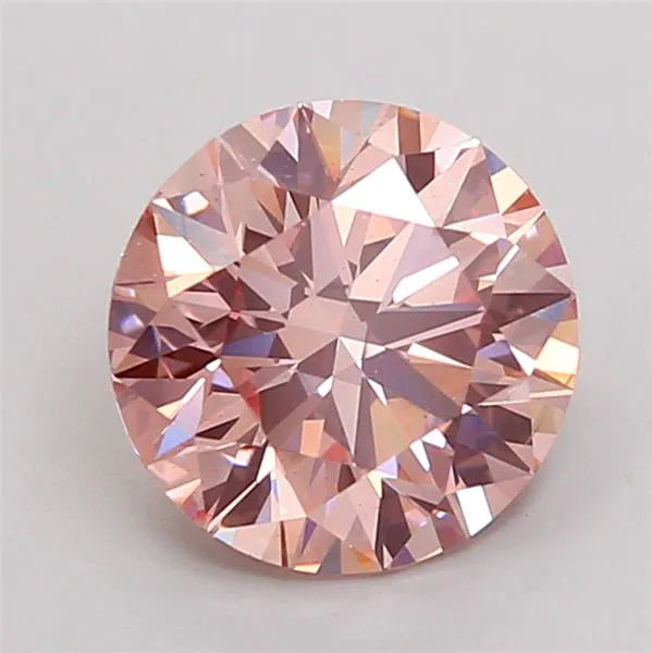 1.79ct Round Lab Grown Diamond (Colour Fancy Intense Pink, Clarity VS2, Cut ID, IGI Certified)
