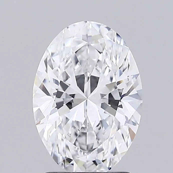 1.80ct Oval Lab Grown Diamond (Colour D, Clarity IF, IGI Certified)