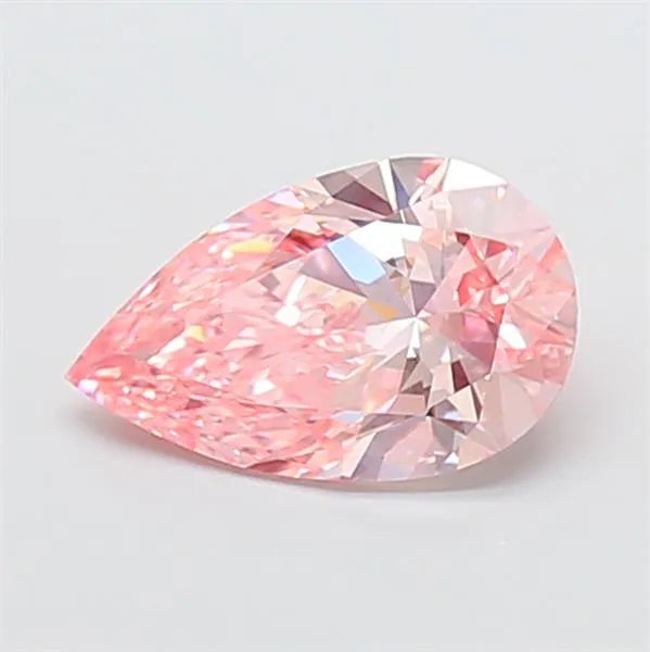 1.80ct Pear Lab Grown Diamond (Colour Fancy Vivid Pink, Clarity VVS2, IGI Certified)