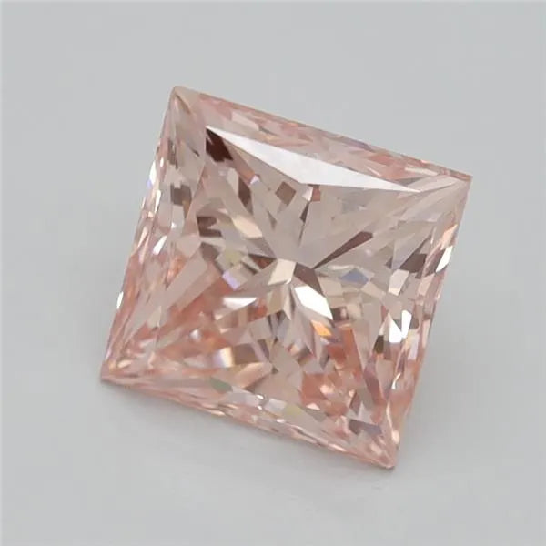 1.80ct Princess Lab Grown Diamond (Colour Fancy Intense Pink, Clarity VS1, IGI Certified)