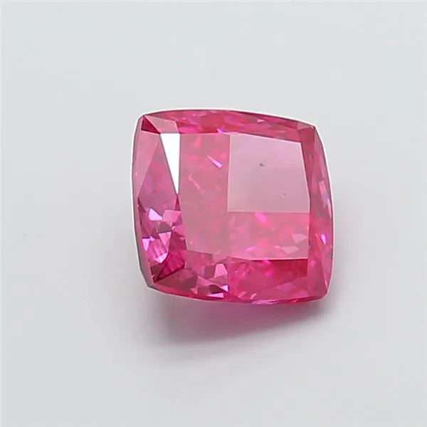 1.81ct Cushion modified Lab Grown Diamond (Colour Fancy Vivid Pink, Clarity SI1, IGI Certified)