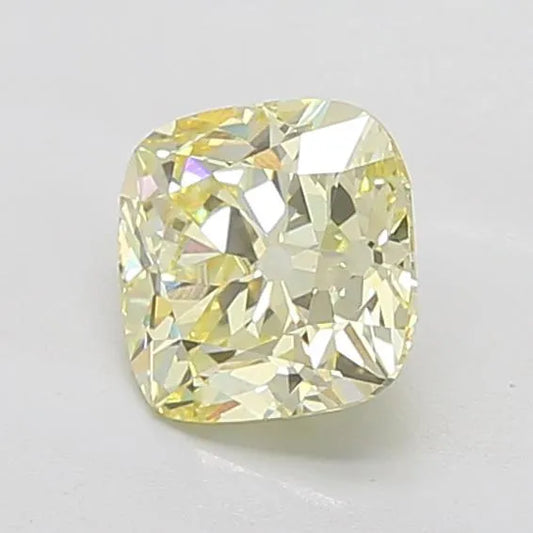 1.81ct Cushion modified Lab Grown Diamond (Colour Fancy Yellow, Clarity VS1, IGI Certified)