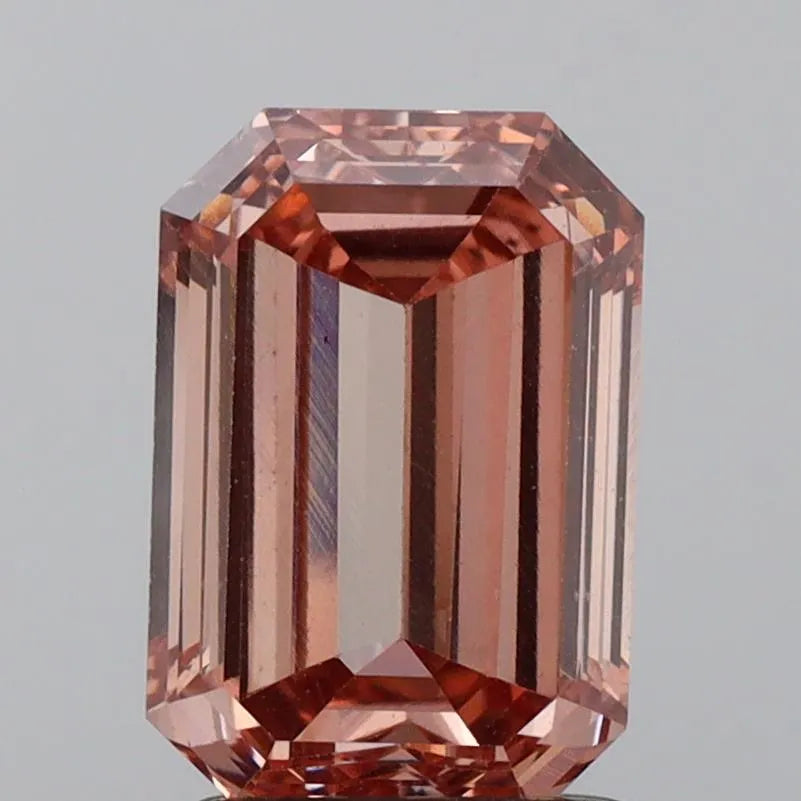 1.81ct Emerald Lab Grown Diamond (Colour Fancy Brown, Clarity VS1, IGI Certified)