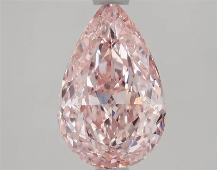 1.81ct Pear Lab Grown Diamond (Colour Fancy Intense Pink, Clarity VVS2, IGI Certified)