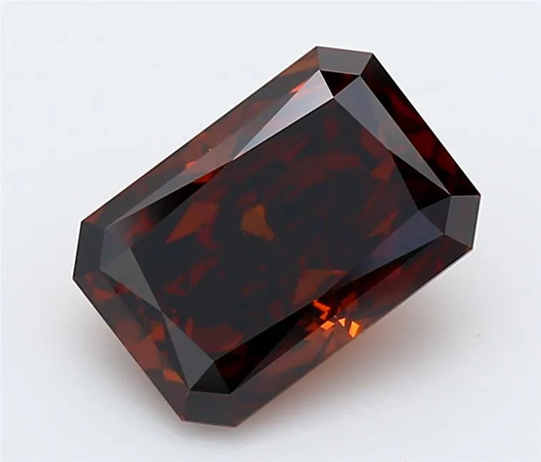 1.81ct Radiant Lab Grown Diamond (Colour Fancy Deep Orange, Clarity VVS2, IGI Certified)