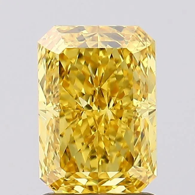 1.81ct Radiant Lab Grown Diamond (Colour Fancy Vivid Yellow, Clarity VS2, IGI Certified)