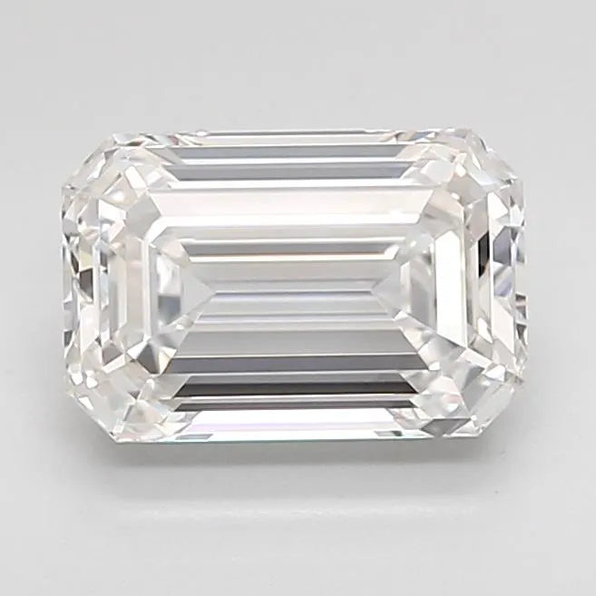 1.82ct Emerald Lab Grown Diamond (Colour F, Clarity IF, Cut EX, IGI Certified)