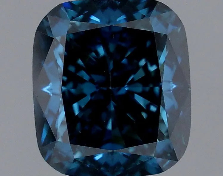 1.83ct Cushion modified Lab Grown Diamond (Colour Fancy Deep Blue, Clarity VS2, Cut VG, IGI Certified)