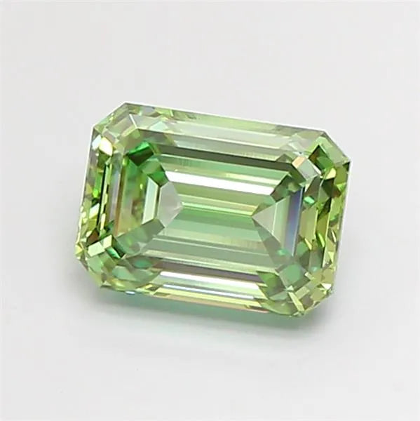 1.83ct Emerald Lab Grown Diamond (Colour Fancy Vivid Green, Clarity VS1, IGI Certified)