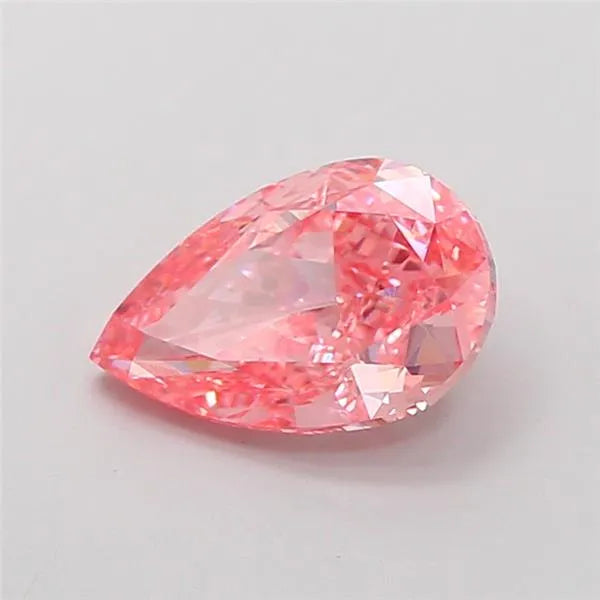 1.83ct Pear Lab Grown Diamond (Colour Fancy Vivid Pink, Clarity VS1, IGI Certified)