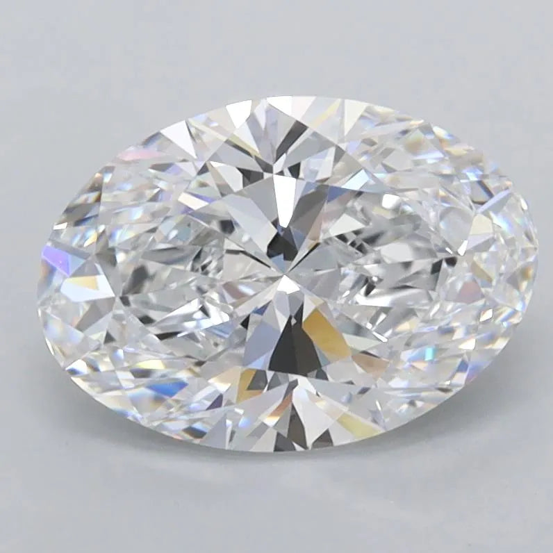 1.84ct Oval Lab Grown Diamond (Colour D, Clarity FL, IGI Certified)