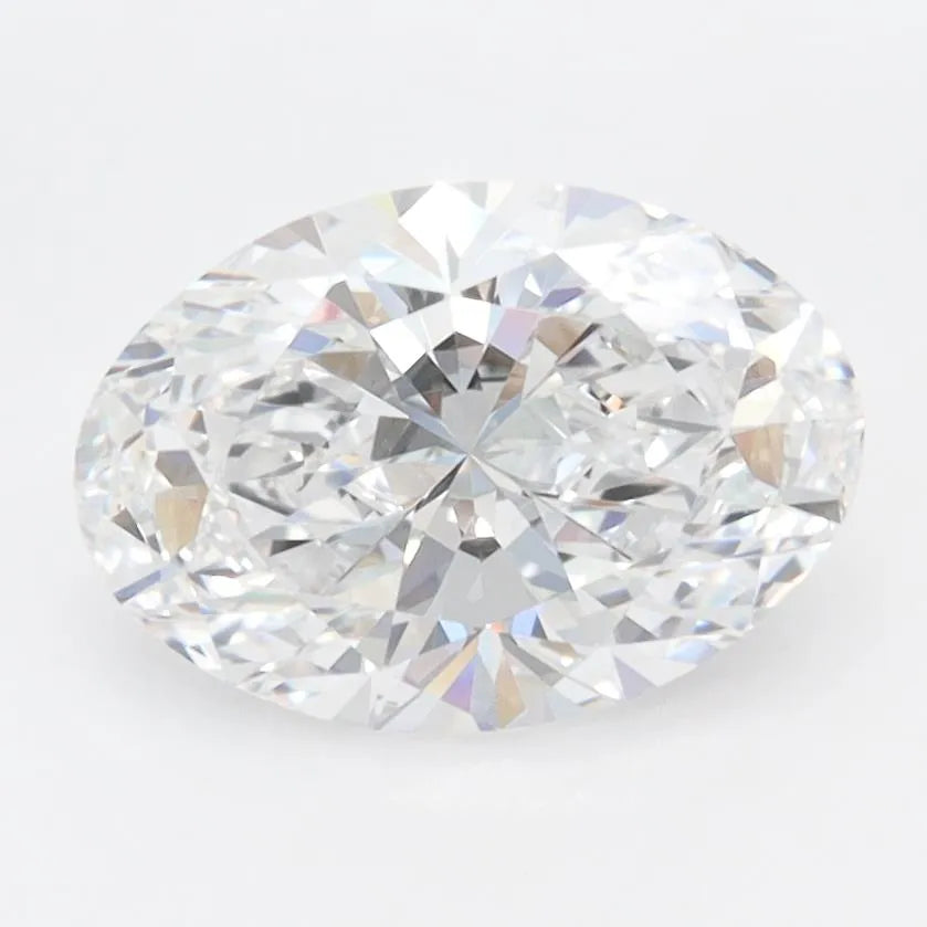 1.84ct Oval Lab Grown Diamond (Colour D, Clarity IF, IGI Certified)