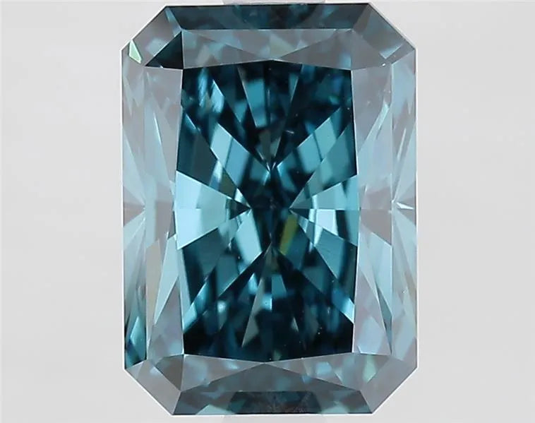 1.84ct Radiant Lab Grown Diamond (Colour Fancy Vivid Blue, Clarity VS1, IGI Certified)