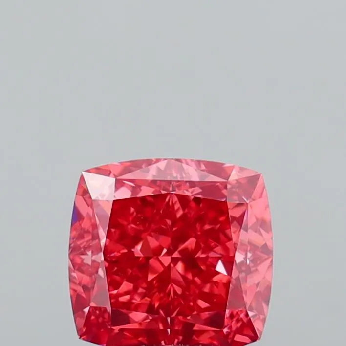 1.85ct Cushion modified Lab Grown Diamond (Colour Fancy Vivid Pink, Clarity VVS2, IGI Certified)