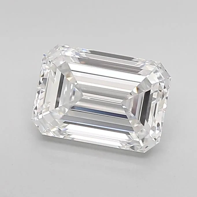 1.85ct Emerald Lab Grown Diamond (Colour D, Clarity IF, Cut EX, IGI Certified)