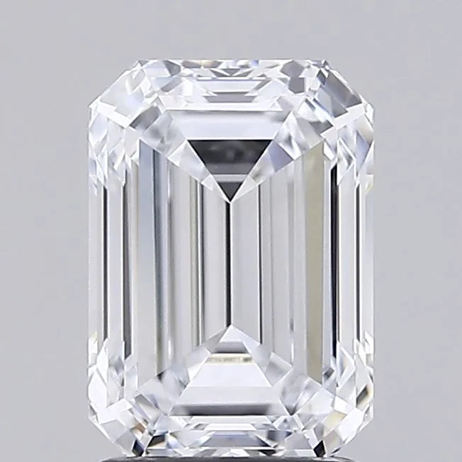 1.85ct Emerald Lab Grown Diamond (Colour E, Clarity IF, IGI Certified)