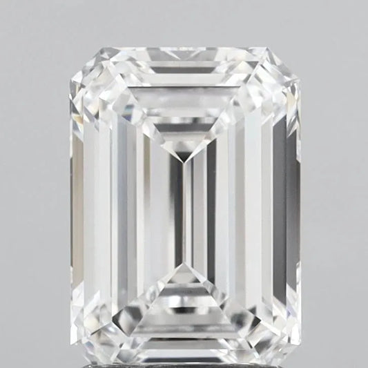 1.85ct Emerald Lab Grown Diamond (Colour E, Clarity VVS2, IGI Certified)