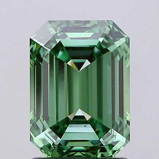 1.85ct Emerald Lab Grown Diamond (Colour Fancy Vivid Green, Clarity VS1, IGI Certified)