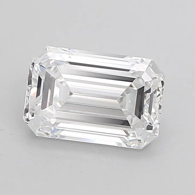 1.86ct Emerald Lab Grown Diamond (Colour D, Clarity IF, Cut EX, IGI Certified)