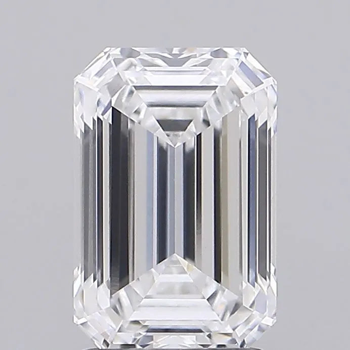 1.86ct Emerald Lab Grown Diamond (Colour D, Clarity VVS2, IGI Certified)