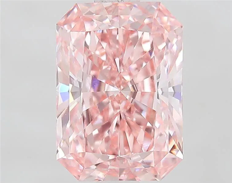 1.86ct Radiant Lab Grown Diamond (Colour Fancy Vivid Pink, Clarity VVS2, IGI Certified)