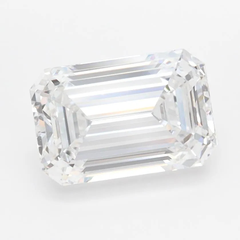 1.87ct Emerald Lab Grown Diamond (Colour D, Clarity IF, IGI Certified)