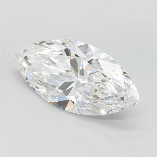 1.87ct Marquise Lab Grown Diamond (Colour D, Clarity IF, IGI Certified)