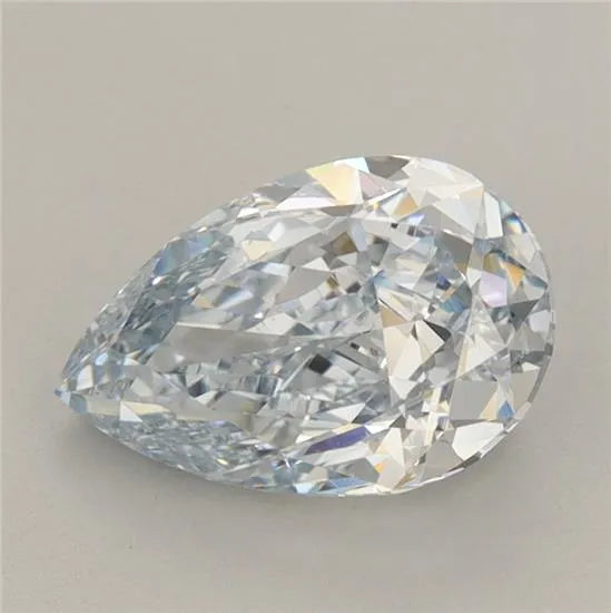 1.87ct Pear Lab Grown Diamond (Colour Fancy Intense Blue, Clarity VS1, IGI Certified)