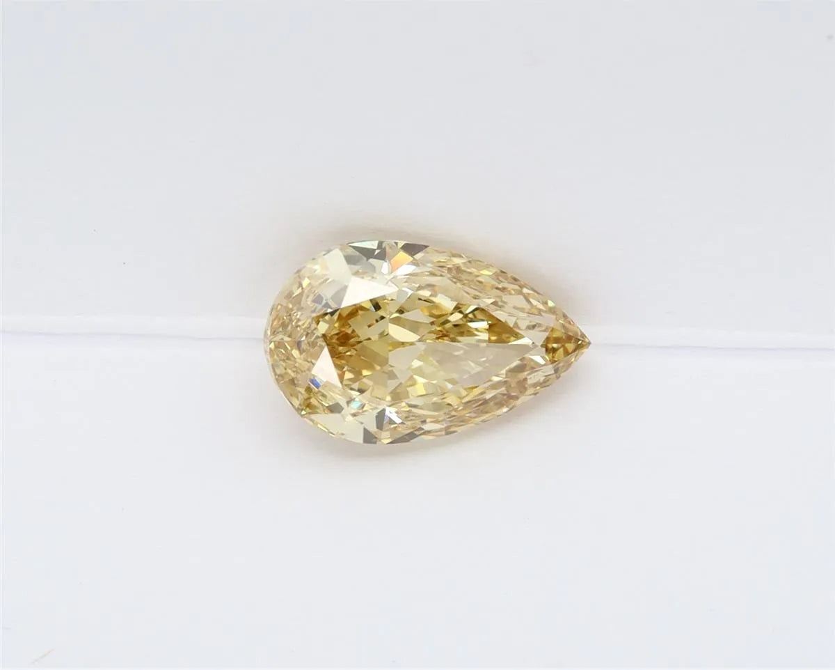 1.87ct Pear Lab Grown Diamond (Colour Fancy Intense Yellow, Clarity VS1, IGI Certified)