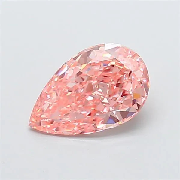 1.87ct Pear Lab Grown Diamond (Colour Fancy Vivid Pink, Clarity VVS2, IGI Certified)