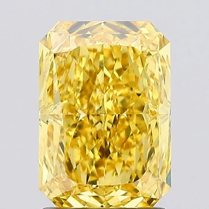 1.87ct Radiant Lab Grown Diamond (Colour Fancy Vivid Yellow, Clarity VS1, IGI Certified)