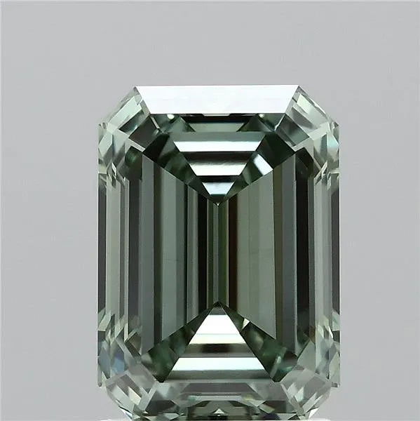 1.88ct Emerald Lab Grown Diamond (Colour Fancy Intense Green, Clarity VS1, IGI Certified)