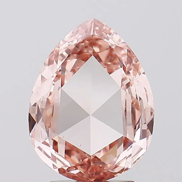 1.88ct Pear Lab Grown Diamond (Colour Fancy Intense Pink, Clarity VS1, IGI Certified)