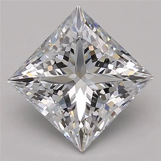 1.88ct Princess Lab Grown Diamond (Colour E, Clarity IF, Cut EX, IGI Certified)