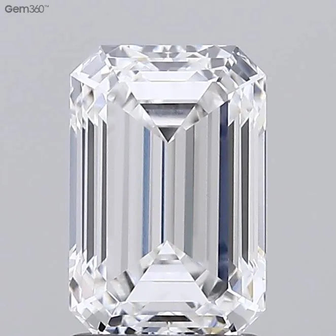 1.89ct Emerald Lab Grown Diamond (Colour D, Clarity VVS2, IGI Certified)