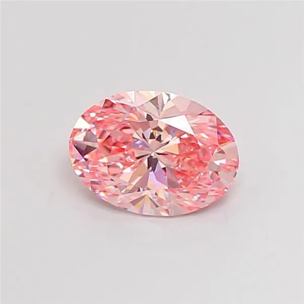 1.89ct Oval Lab Grown Diamond (Colour Fancy Vivid Pink, Clarity VS1, IGI Certified)