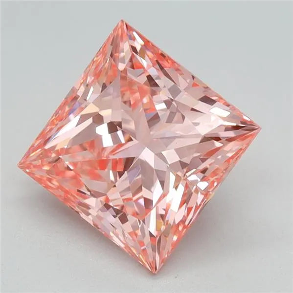 1.89ct Princess Lab Grown Diamond (Colour Fancy Intense Pink, Clarity VVS2, IGI Certified)