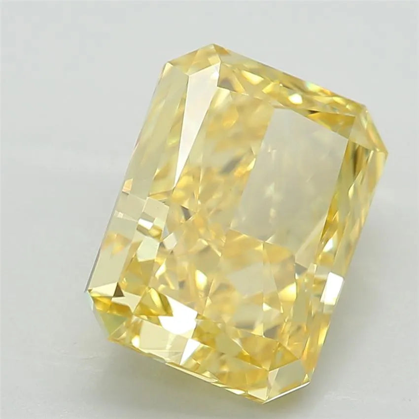 1.89ct Radiant Lab Grown Diamond (Colour Fancy Vivid Yellow, Clarity VVS2, IGI Certified)
