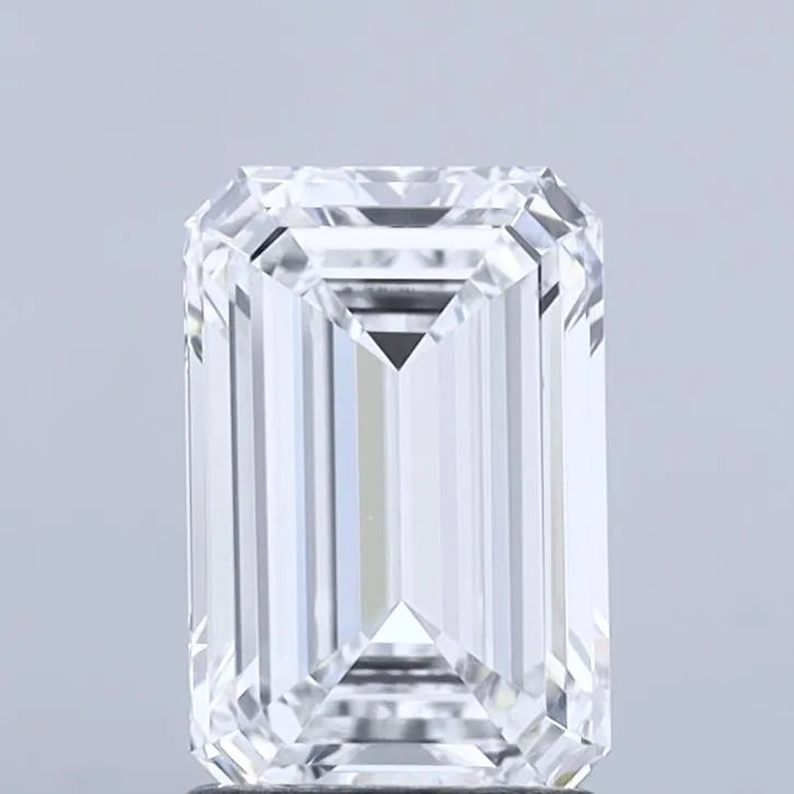 1.90ct Emerald Lab Grown Diamond (Colour E, Clarity VVS2, IGI Certified)