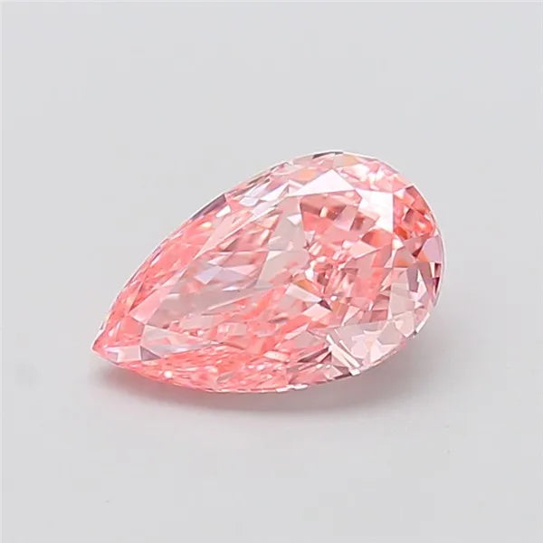 1.90ct Pear Lab Grown Diamond (Colour Fancy Vivid Pink, Clarity VVS2, IGI Certified)
