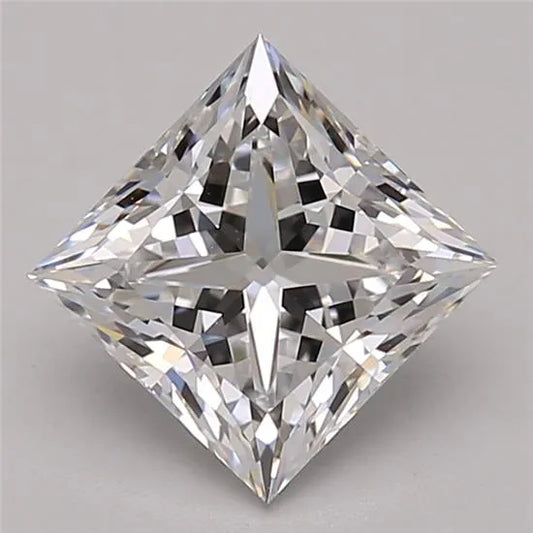 1.90ct Princess Lab Grown Diamond (Colour D, Clarity IF, GIA Certified)